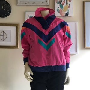 Vintage Jacket. Pink. Size: Medium. (Unisex)